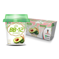 蒙牛 冠益乳BB-12麦酪乳 藜麦+燕麦+牛油果 100g*3杯 *21件