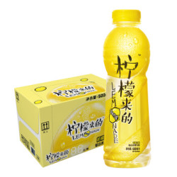 达能 柠檬来的 复合水果饮料柠檬口味500ML*1