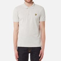 Lyle & Scott 苏格兰金鹰 男士短袖Polo衫 浅灰色