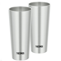 THERMOS 膳魔师 JDI-400P S 保温杯二件套 400ml 银色