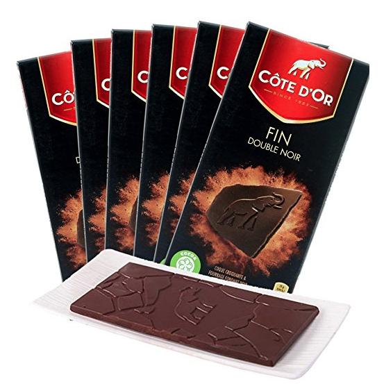 cote dor 克特多 金象 香脆黑巧克力 100g *6件