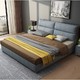  伊林雅 1.8米小户型双人浅色单床+3D床垫+1床头柜　