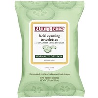 BURT'S BEES 小蜜蜂 黄瓜鼠尾草 卸妆洁面湿巾 30片