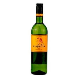 南非进口干白葡萄酒 艾拉贝拉白诗南干白葡萄酒 750ml *3件