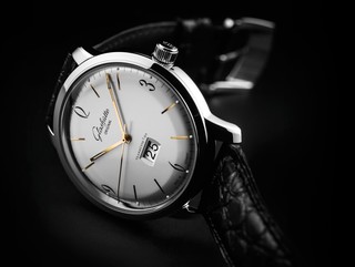 Glashütte 格拉苏蒂 Vintage Sixties Panorama Date 39-47-01-02-04 男士机械腕表