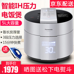 松下（Panasonic） SR-PE501/PE401高压力锅IH电磁家用电饭煲 SR-PE501-S  5L(银色)