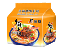 龙嫂 米线 红烧牛肉 方便面粉丝 非油炸 500g *13件