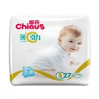 Chiaus 雀氏 薄+C引力 纸尿裤  S27片