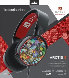  steelseries 赛睿 Arctis 寒冰5 DOTA2主题限定 游戏耳机 