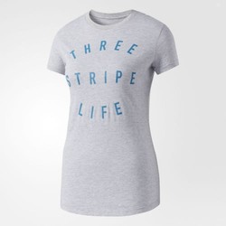 adidas 阿迪达斯 Three Stripe Life 女士短袖T恤 *2件