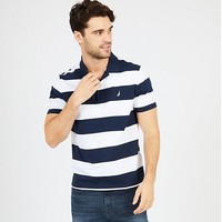 凑单品：NAUTICA 诺帝卡 WIDE STRIPE CLASSIC FIT 男士POLO衫 