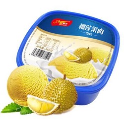 美丰 猫山王榴莲果肉冰淇淋 860g +香草冰淇淋860g+凑单品 *2件