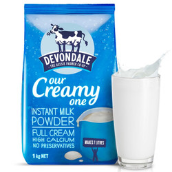 Devondale 德运 全脂高钙奶粉 1Kg *2件