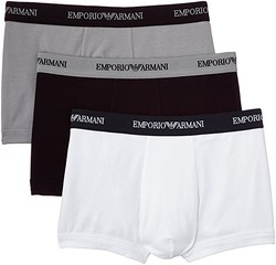 EMPORIO ARMANI 安普里奥·阿玛尼 男士针织宽松四角裤 2条装