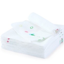 PurCotton 全棉时代 婴儿口水巾 3条x6袋