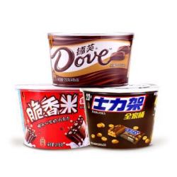 Dove 德芙 巧克力 3口味混合桶装 928g