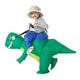 恐龙充气服装 儿童玩具服装 自动充气