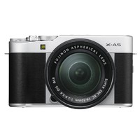 FUJIFILM 富士 X-A5 APS-C画幅 微单相机 银黑色 XC 16-50mm F3.5 OIS 变焦镜头 单头套机