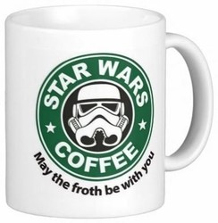 STARBUCKS 星巴克 X 星战 咖啡马克杯 11盎司 May THE froth BE with you