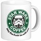 凑单品、中亚Prime会员：STARBUCKS 星巴克 X 星战 咖啡马克杯 11盎司 May THE froth BE with you