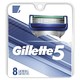 凑单品：Gillette 5 男士剃须刀替换头 8个