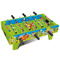 皇冠玩具（ HUANGGUAN ）绿色升级6杆桌上足球台 木制桌面足球 儿童玩具小桌子 男孩玩具足球桌 游戏桌2135F *2件