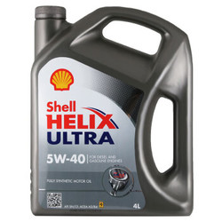 Shell 壳牌 Helix Ultra 超凡灰喜力 SN 5W-40 全合成机油 4L *3件