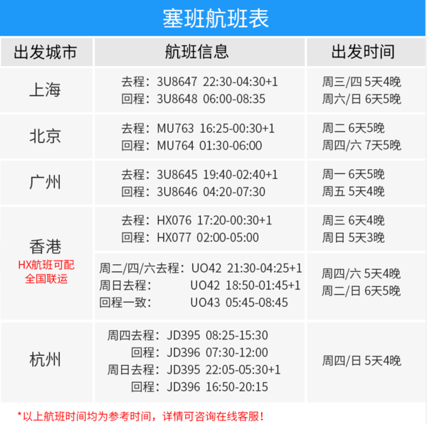 全国多地-塞班岛5天4晚自由行