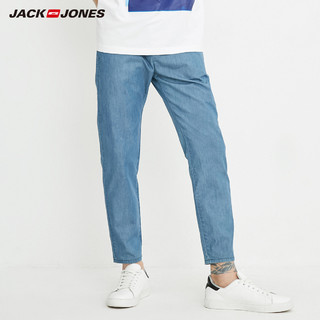 JackJones 杰克琼斯 218232503 男士锥形牛仔九分裤 