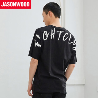  JASONWOOD Fightclub 男士宽松T恤背部印花