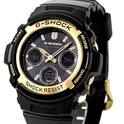 CASIO 卡西欧 G-SHOCK AWG-M100SBG-1AER 男士电波太阳能腕表