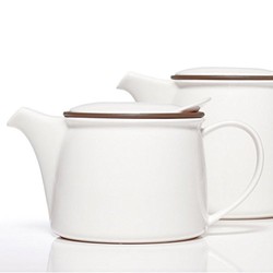 KINTO Brim系列 陶瓷茶壶 450ml 带滤网