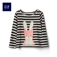 Gap 女婴幼童 圆领万圣节图案T恤