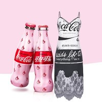 可口可乐 x PINKO 限量合作款连衣裙+弧形瓶碳酸汽水2瓶