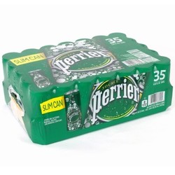 perrier 巴黎水 天然气泡矿泉水 250ml *3件