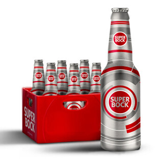 SUPER BOCK 超级波克 铝瓶黄啤 330ml*6瓶 整箱装