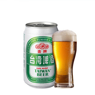 TAIWAN BEER 台湾啤酒 金牌啤酒 330ml*6听装