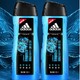 adidas 阿迪达斯 男士沐浴露 400ml*2瓶