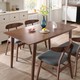 618预售：林氏木业 LS003 北欧餐桌椅组合 一桌四椅