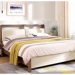 618预售林氏木业ba3a1518米床储物双人床