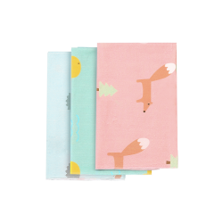 网易严选 全棉细绒婴儿多用包巾 3条