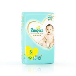 Pampers 帮宝适 一级 婴儿纸尿裤 S60 *7件