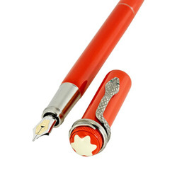 MONTBLANC万宝龙传承系列红色蛇笔钢笔/墨水笔F 114974