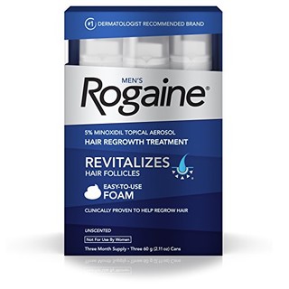 凑单品：Rogaine 落健 Hair Regrowth Treatment 男用生发泡沫（60g*3支）