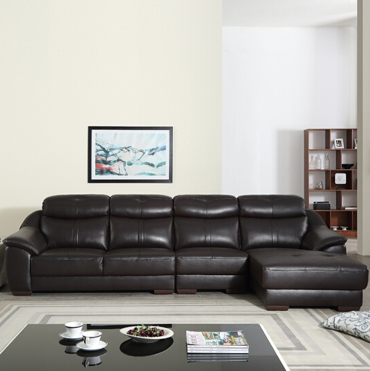 618预售: zuoyou 左右家俬 dzy2804 真皮沙发组合 a220 咖啡色 转二件