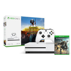 Microsoft 微软 Xbox One S 1TB 游戏机 《绝地求生》同捆装 +《泰坦陨落 2》