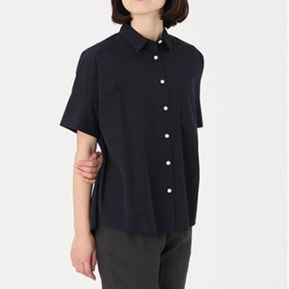 MUJI 无印良品 27SC739 女士短袖衬衫