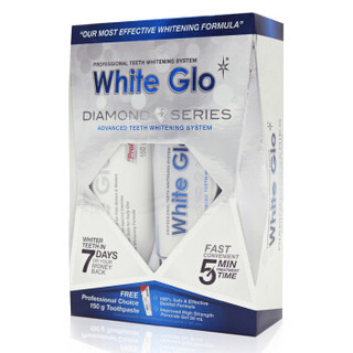 White Glo 钻石牙齿健白啫喱 （健白啫喱50ml+高亮闪白牙膏150g+护理牙托1个）