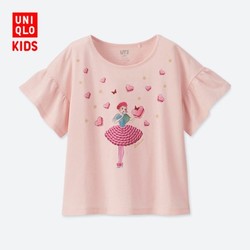 UNIQLO 优衣库 408431 LADUREE印花T恤