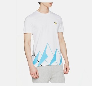 Lyle & Scott 苏格兰金鹰 男士纯棉条纹T恤 